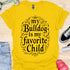 My bulldog is my favorite child - V1 - Creative Caligraphy T-Shirt